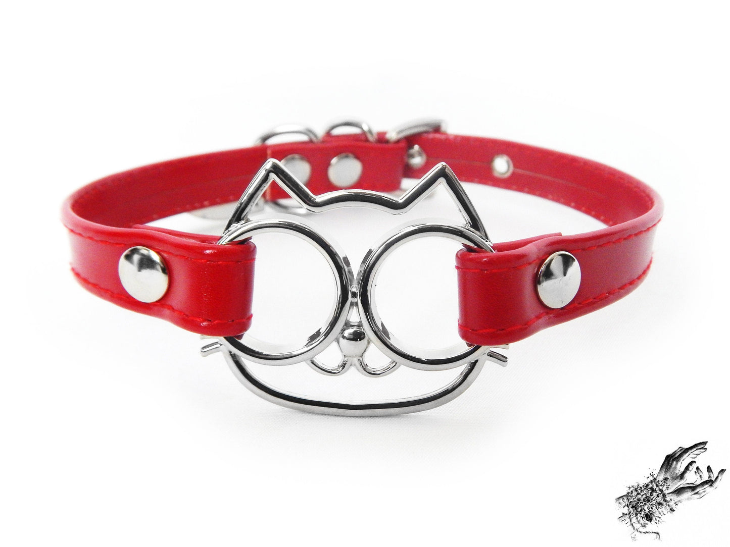 Red Cat Choker - LARGE SIZE - 8th Sin