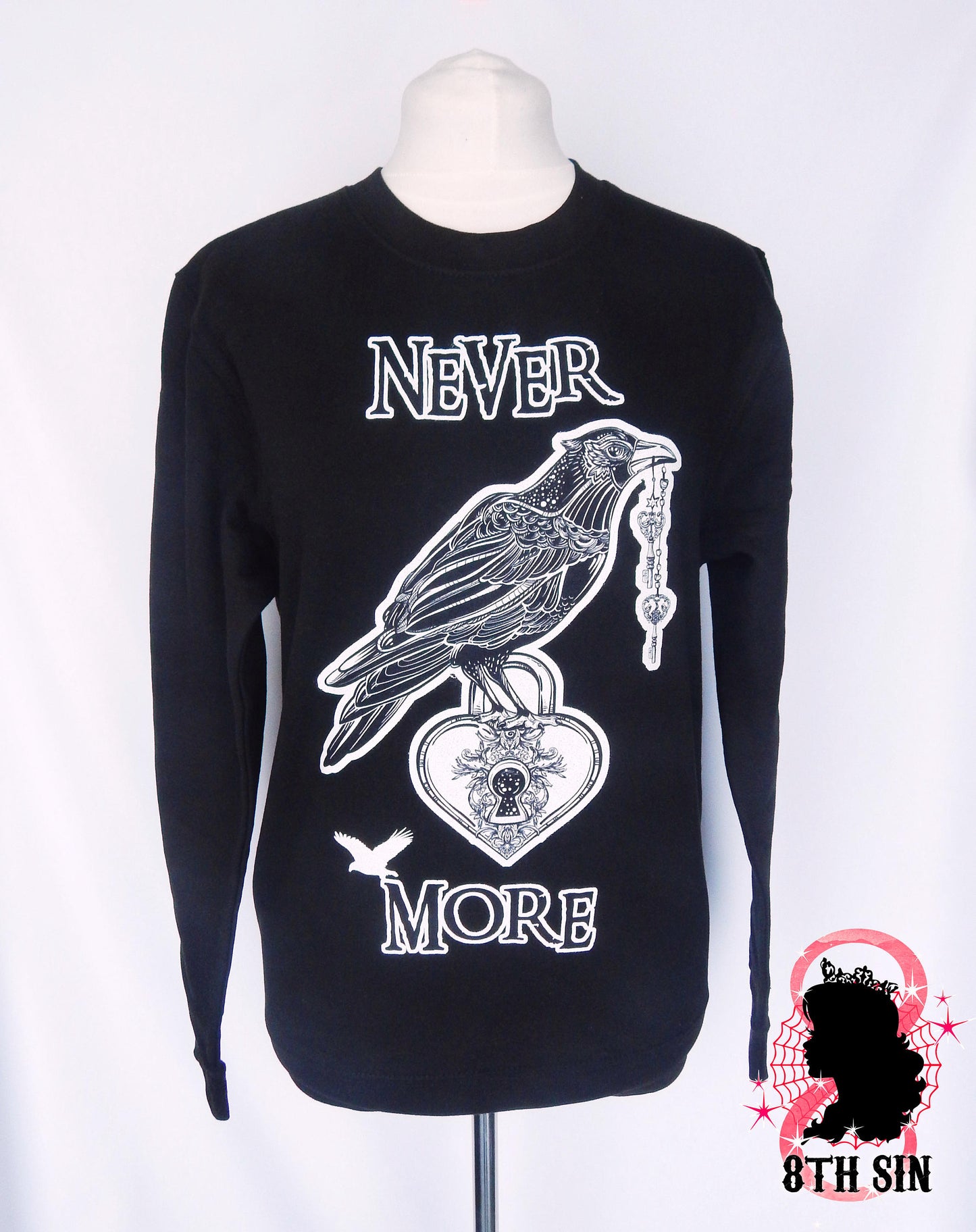 Black Nevermore Sweatshirt - 8th Sin