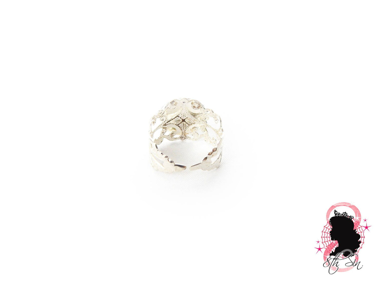 Antique Silver Eyeball Ring - {{variant_title}}