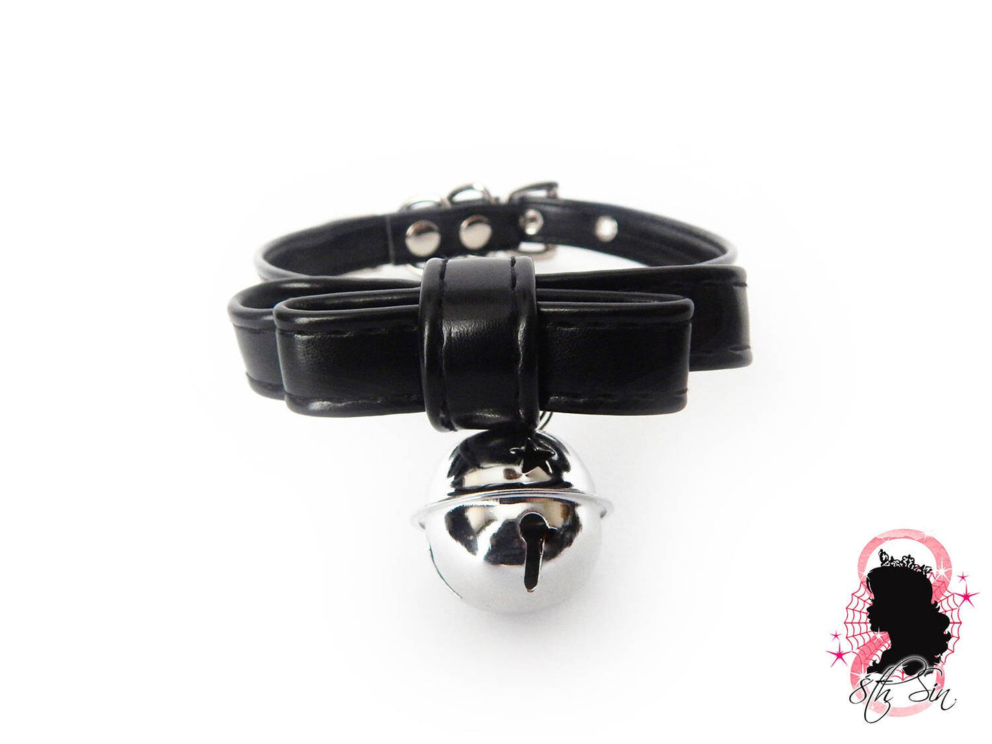 Black Bow and Bell Choker - 8th Sin
