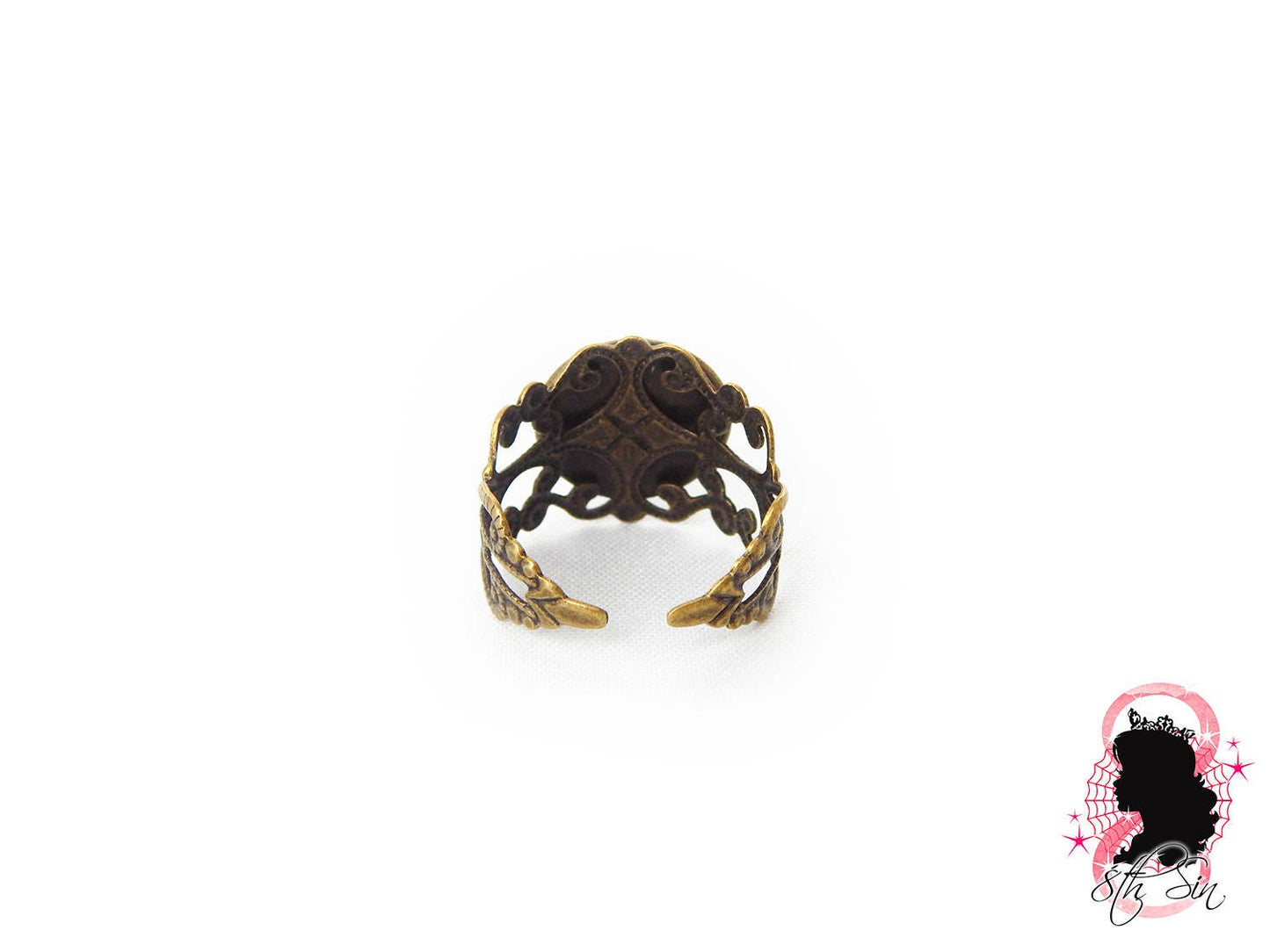 Antique Bronze Eyeball Ring - 8th Sin