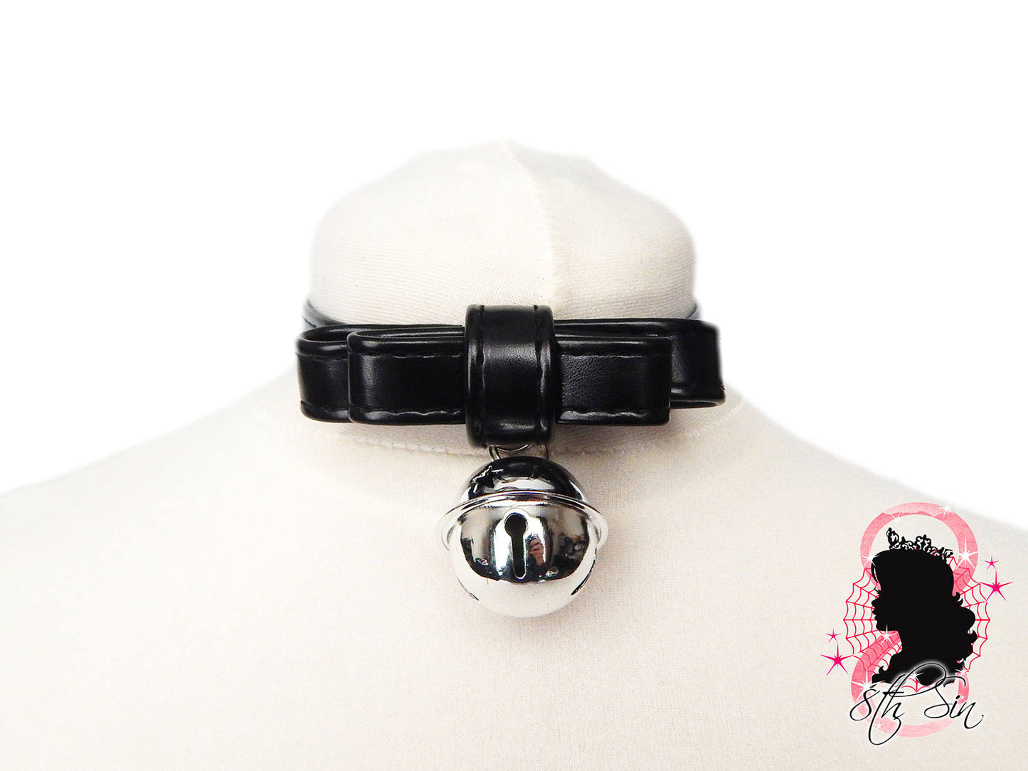 Black Bow and Bell Choker - 8th Sin