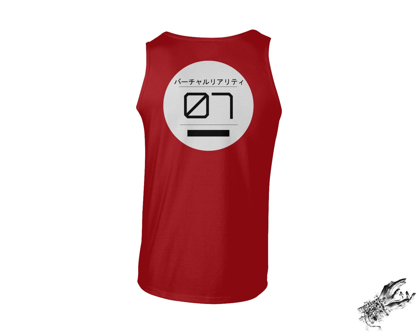 Red Virtual Reality Unisex Tank Top