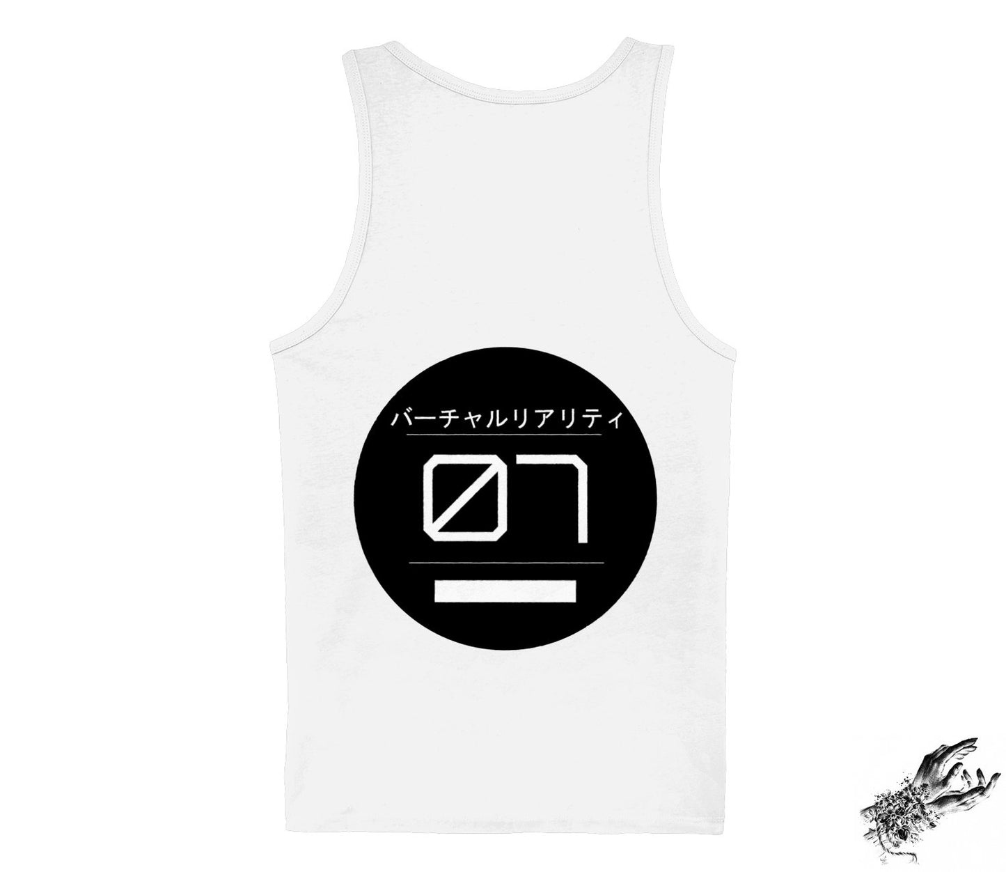 White Virtual Reality Unisex Tank Top - {{variant_title}}