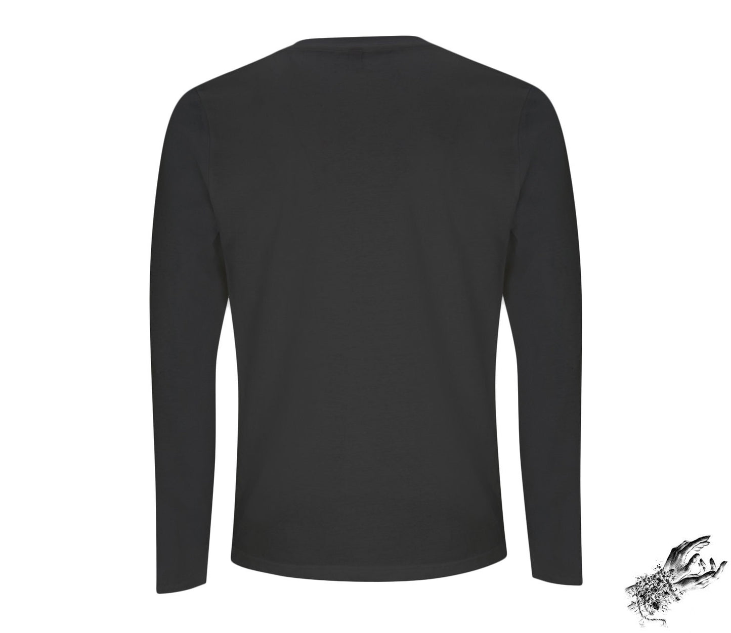 Black Baphomet and Skulls Long Sleeved Shirt - {{variant_title}}