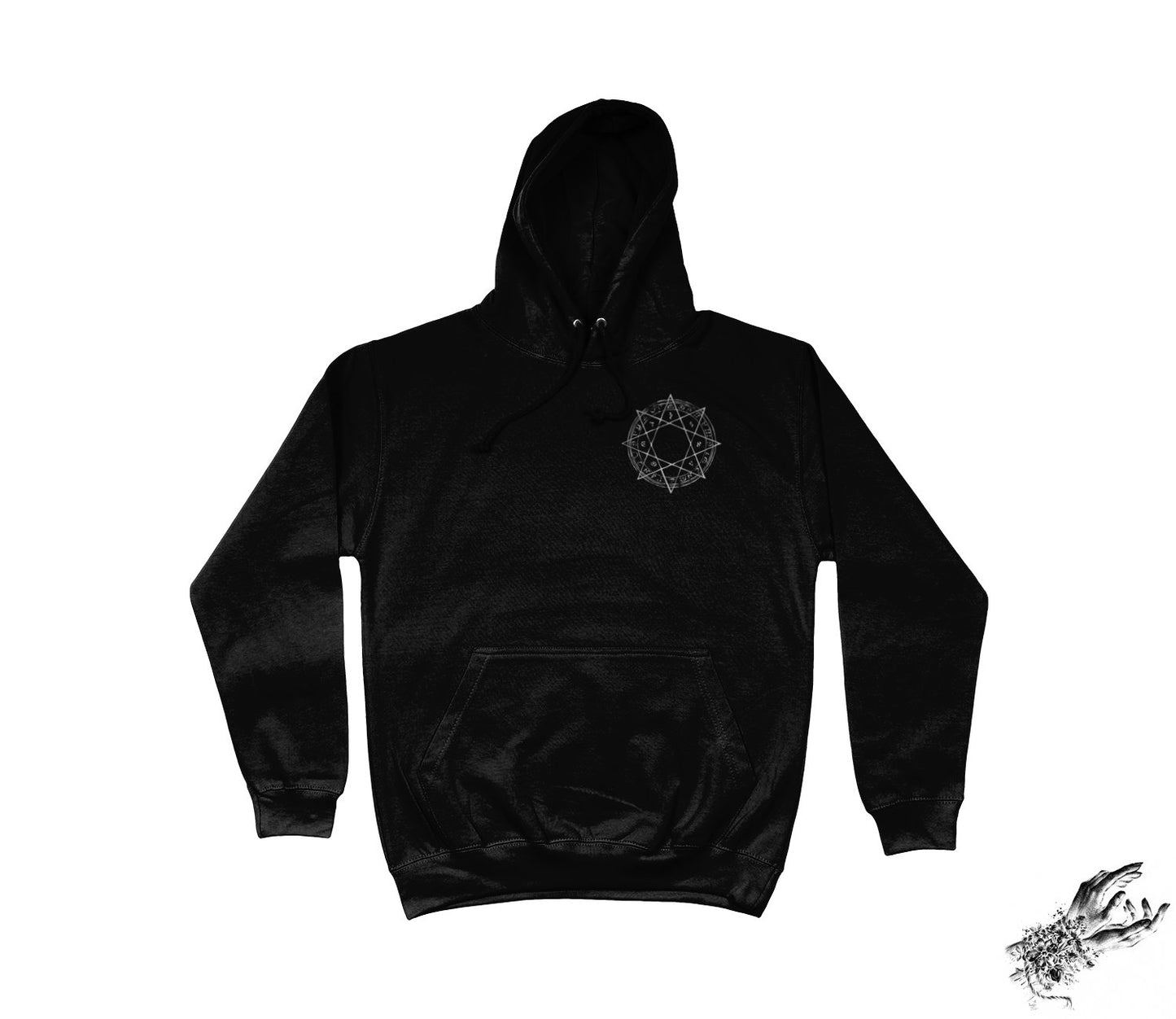 Black Gym Bat Skull Hoodie - {{variant_title}}