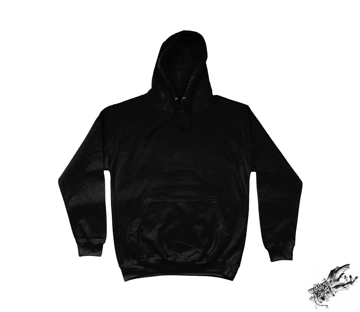 Black Occult Hand Print Hoodie - {{variant_title}}