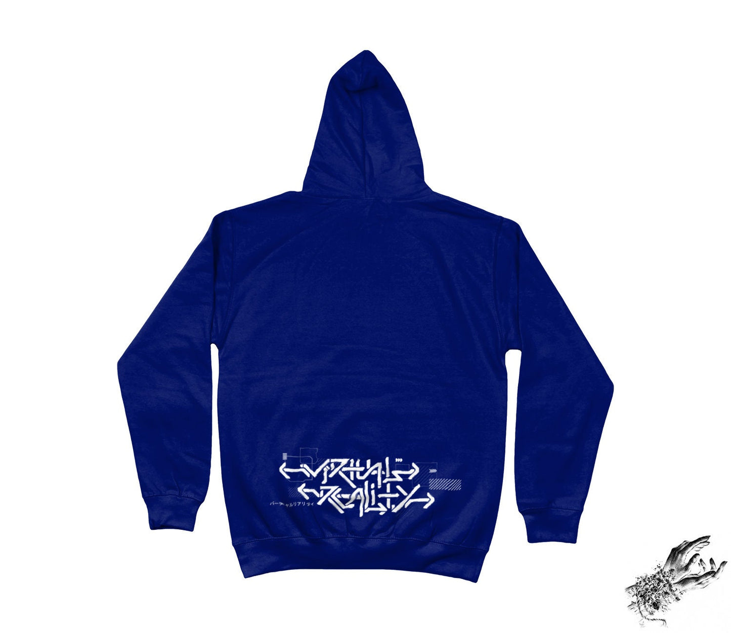 Navy Blue Virtual Reality Hoodie