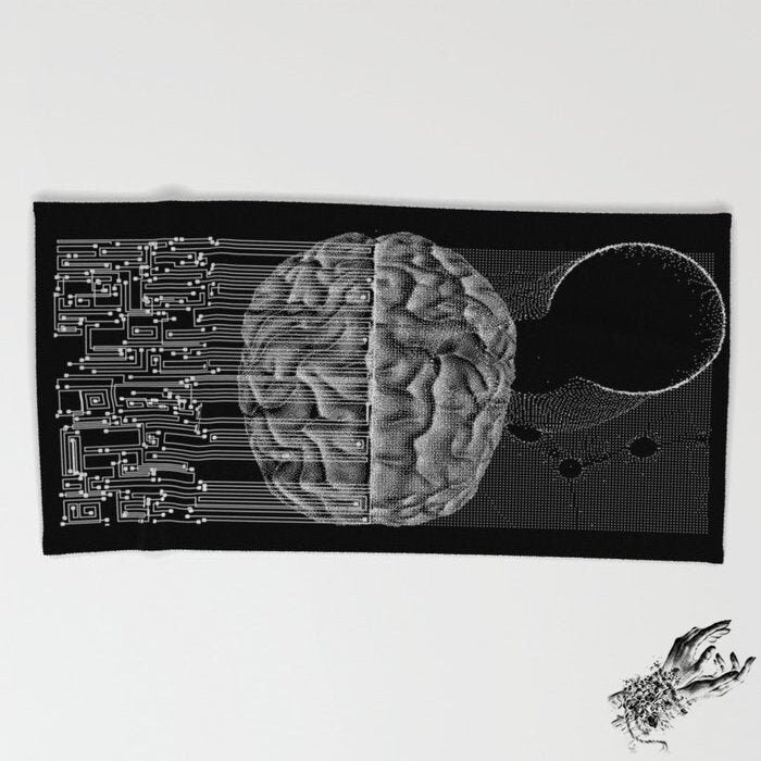 Circuit Board Brain Gym Towel, - {{variant_title}}