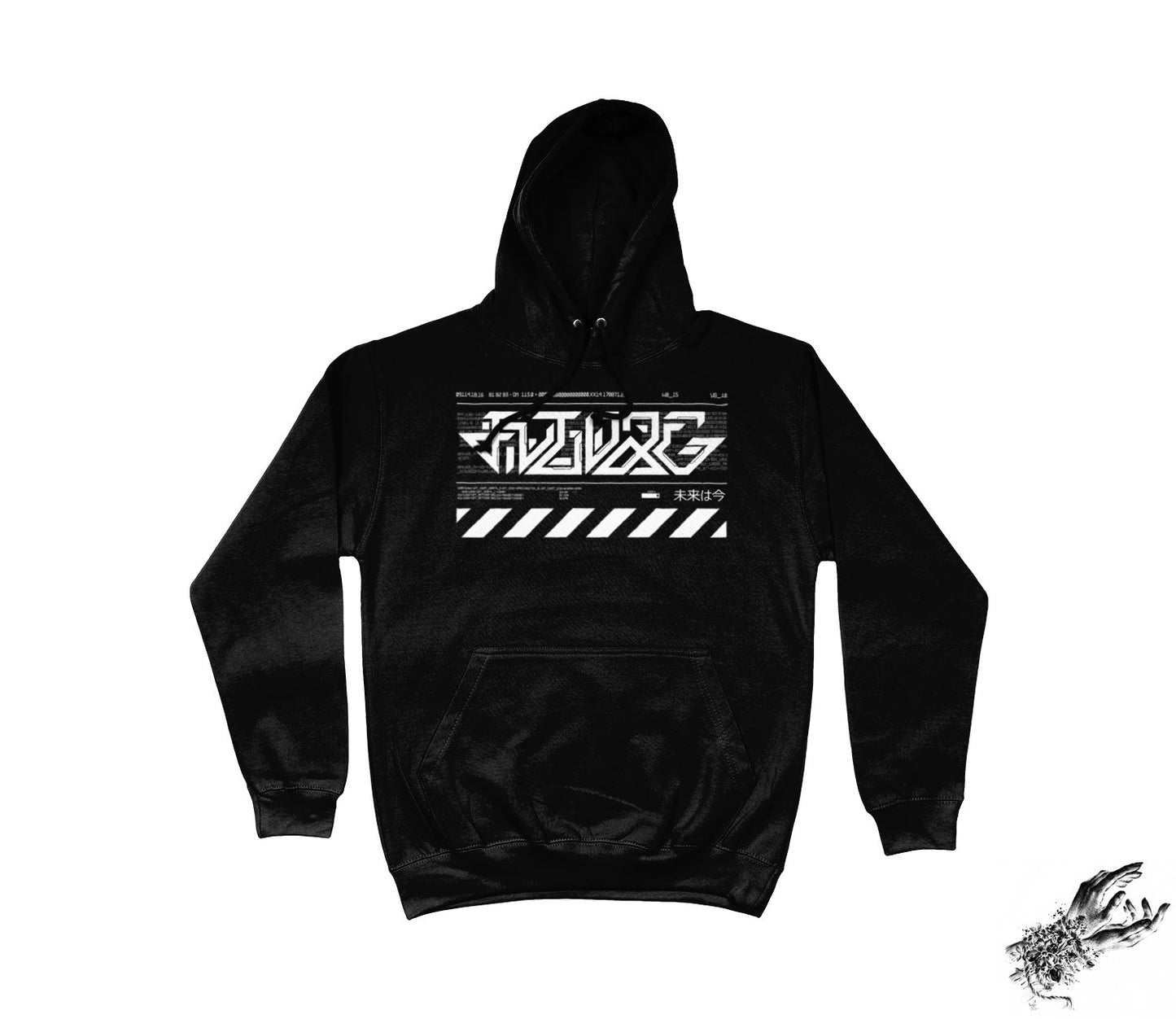 Black Cyborg Hoodie - 8th Sin