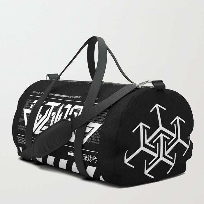 Black Cyborg Duffle Bag - {{variant_title}}
