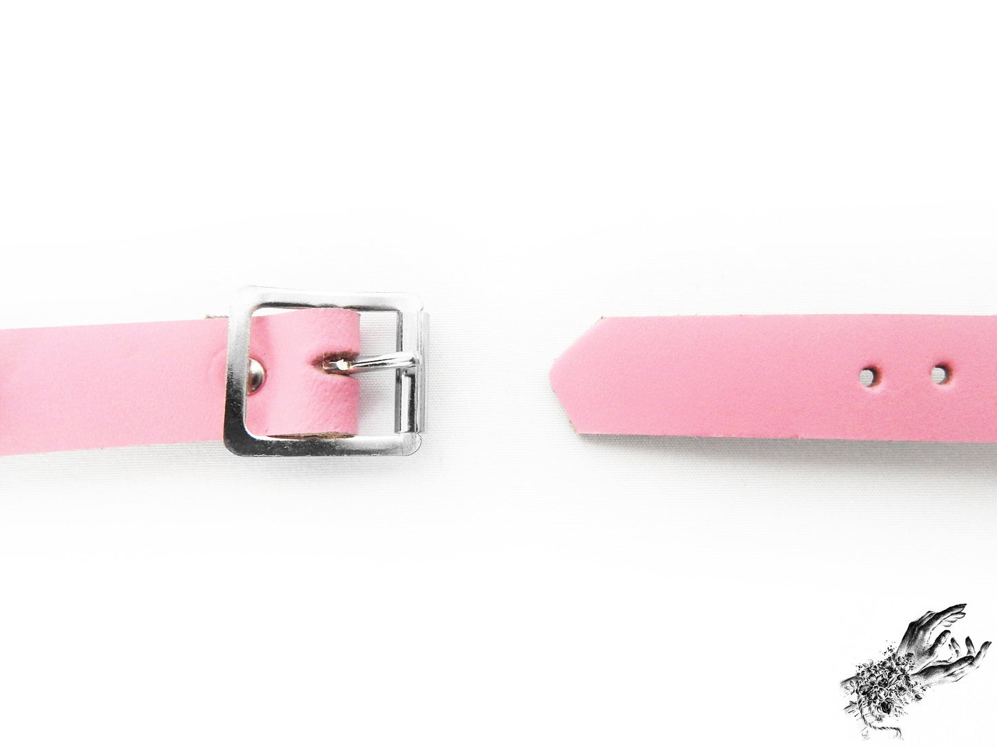 Pink Studded O Ring Wristband