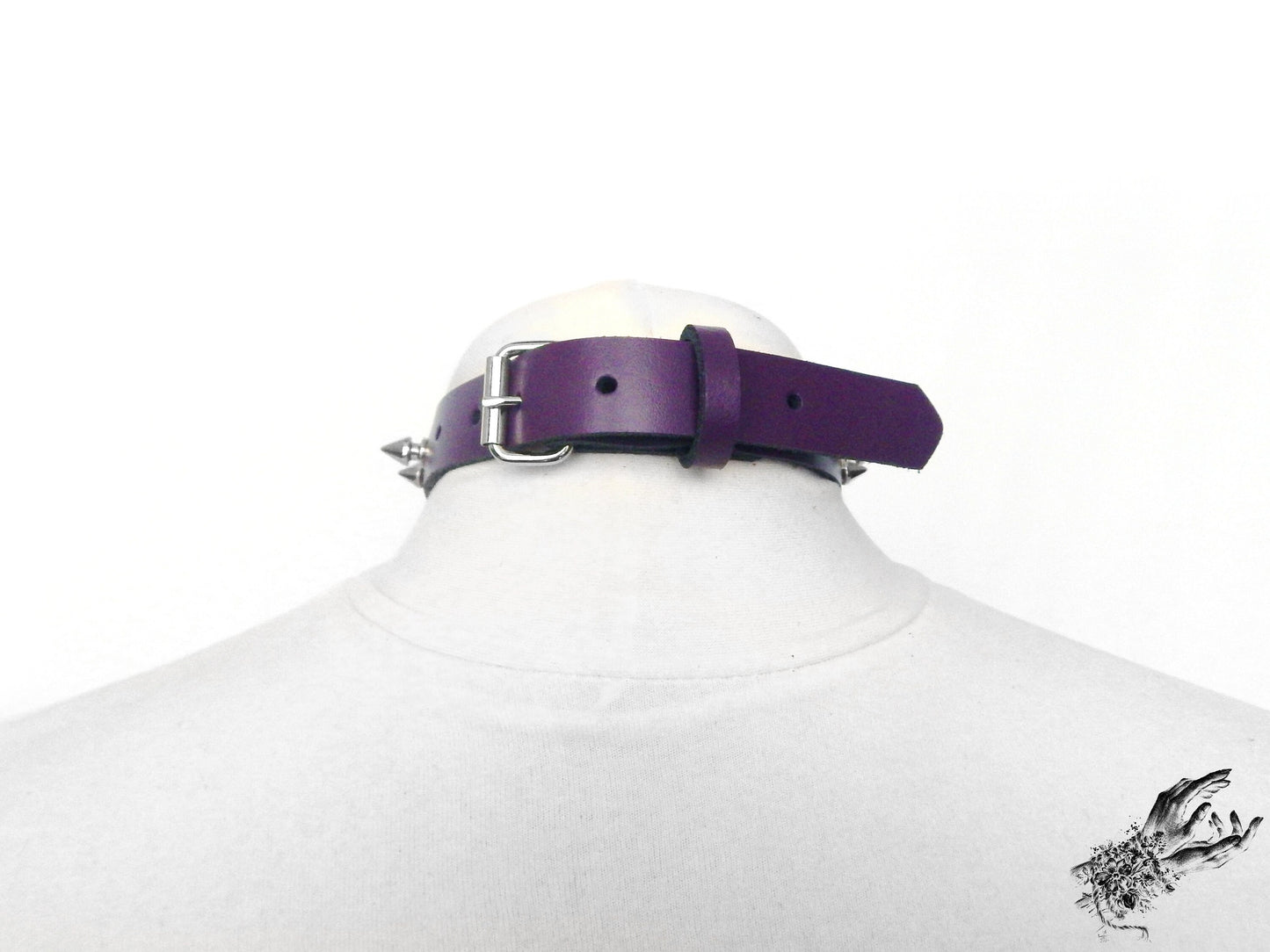 Purple Studded O Ring Choker - {{variant_title}}
