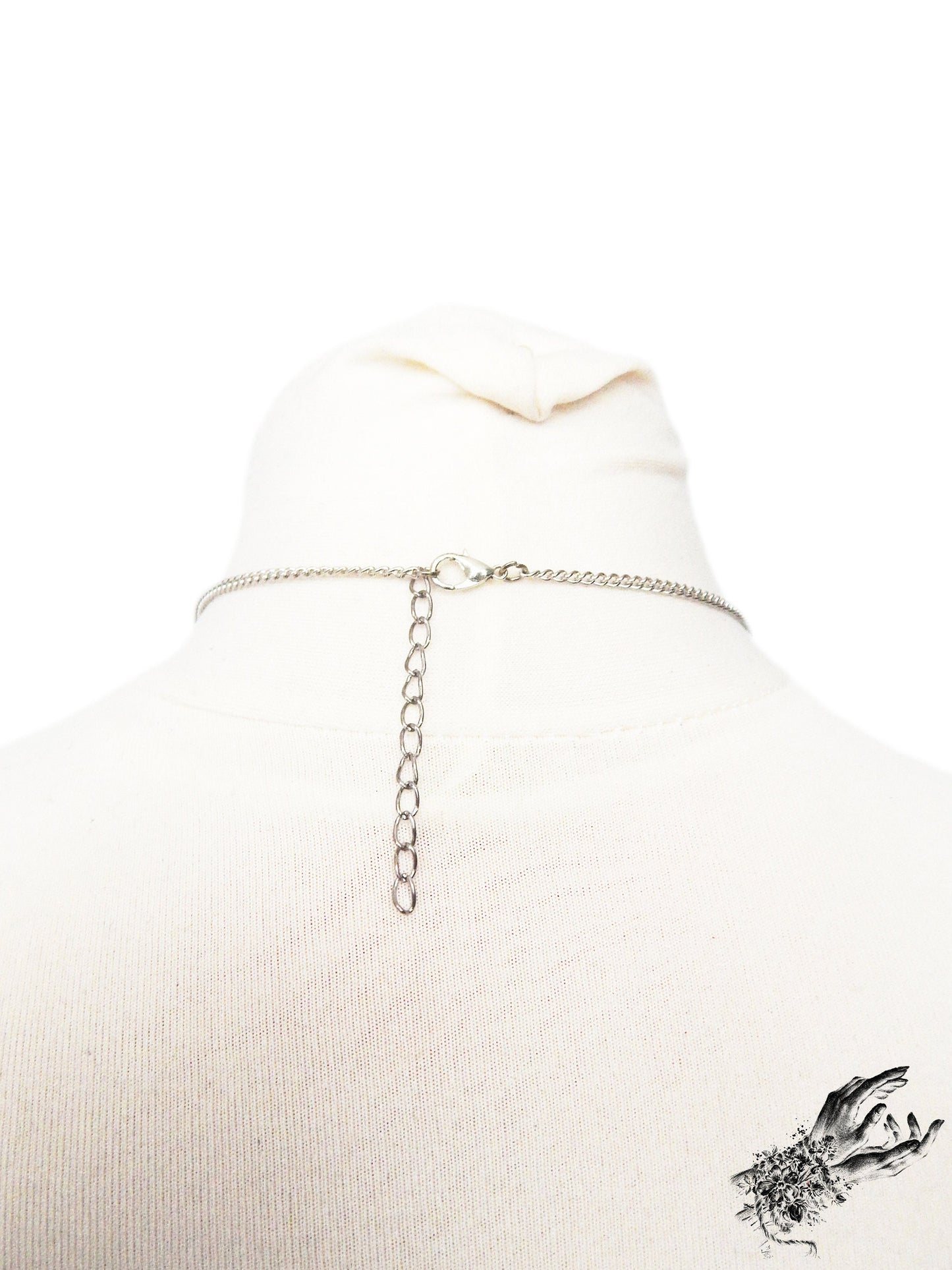 Antique Silver Ram Skull Necklace - 8th Sin