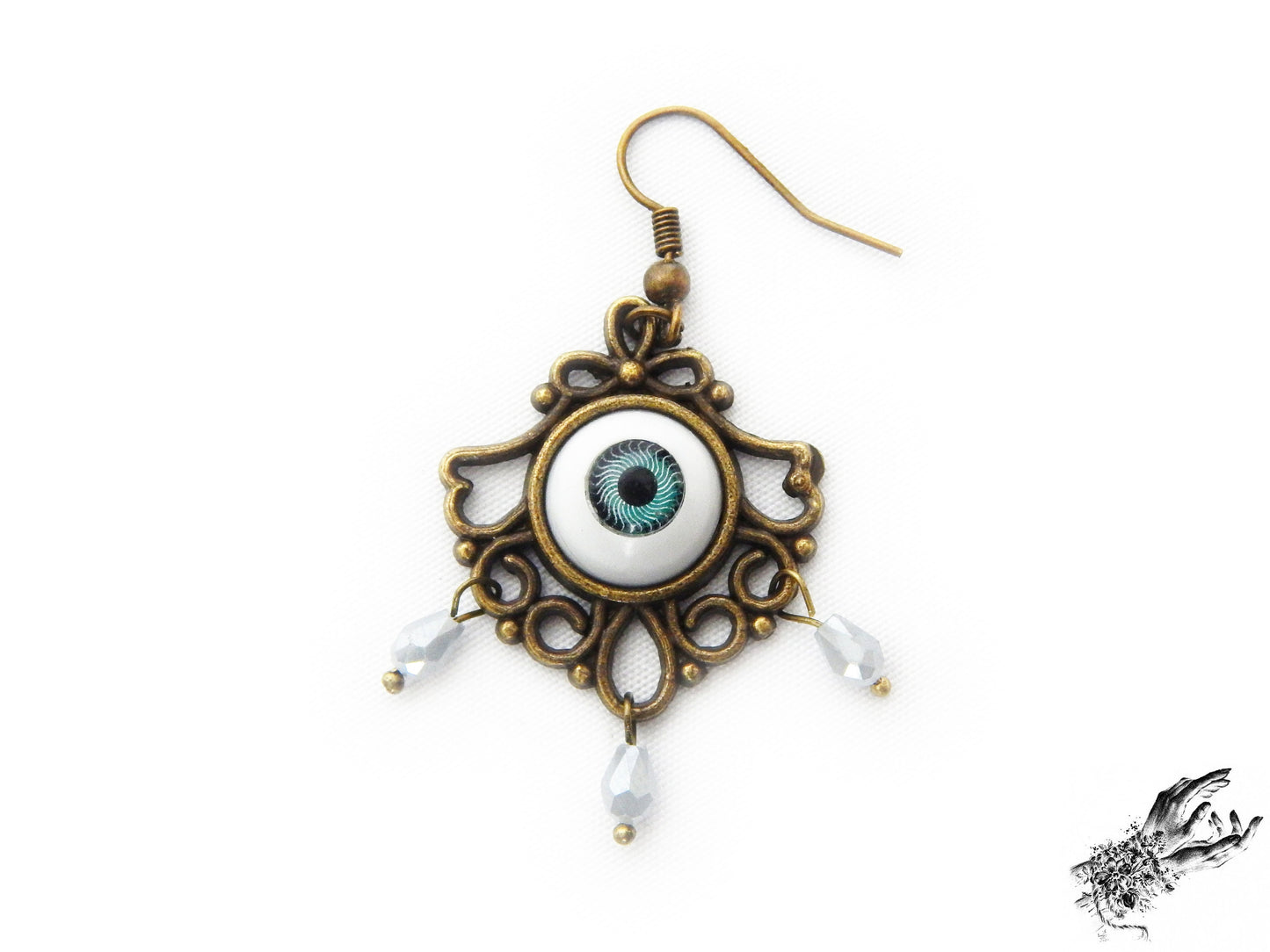 Antique Bronze Tears of Persephone Earrings - {{variant_title}}