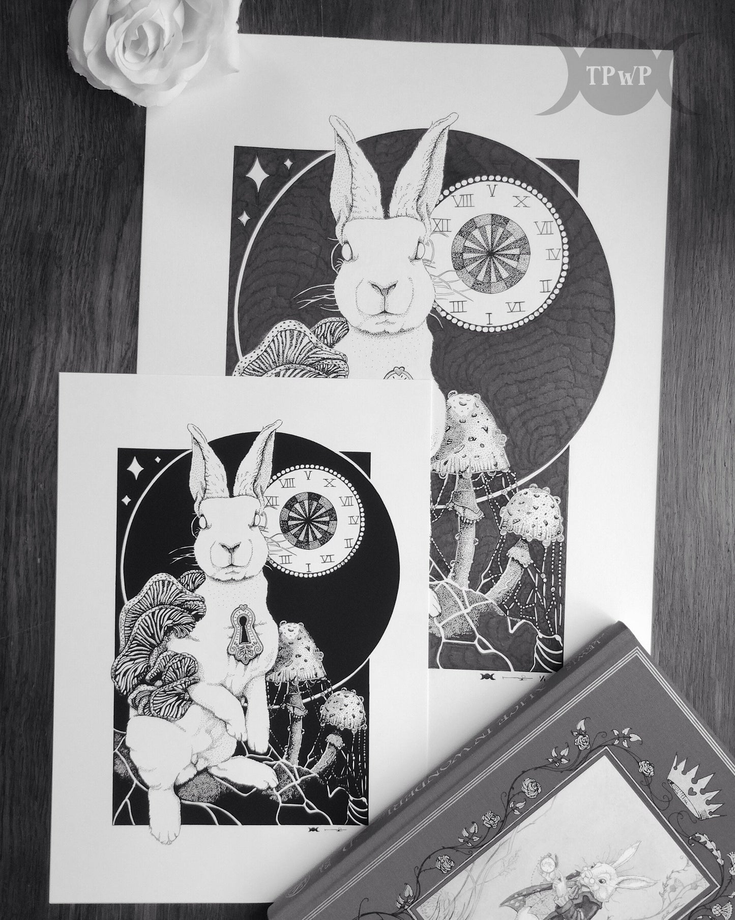 ‘Down The Rabbit Hole’ A4 Art Print - {{variant_title}}