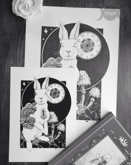 ‘Down The Rabbit Hole’ A4 Art Print - {{variant_title}}
