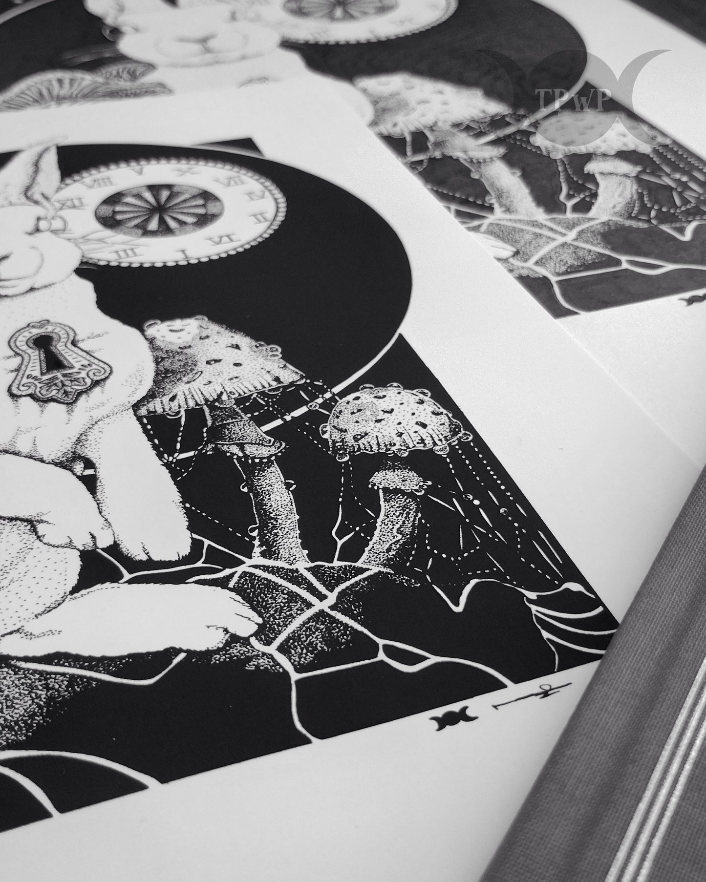 ‘Down The Rabbit Hole’ A4 Art Print - {{variant_title}}