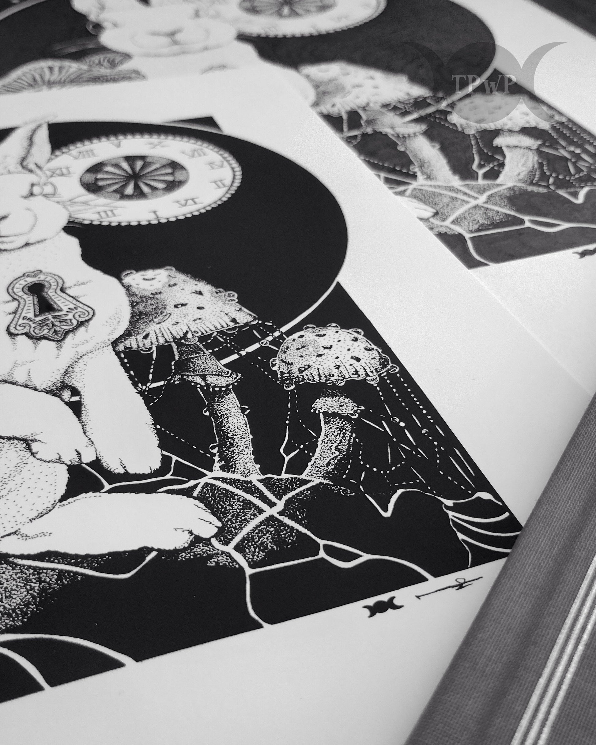 ‘Down The Rabbit Hole’ A4 Art Print - {{variant_title}}