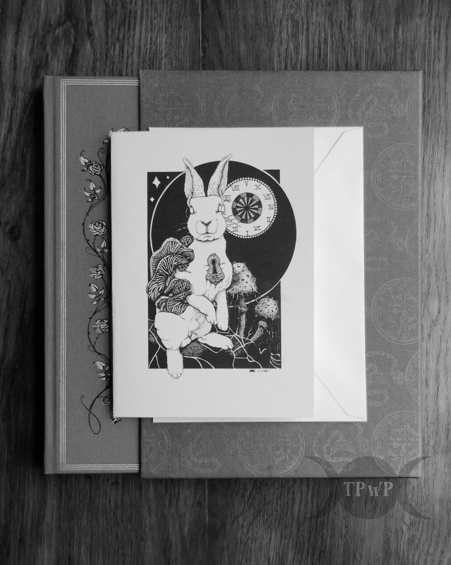 ‘Down the Rabbit Hole’ Greeting Card - {{variant_title}}