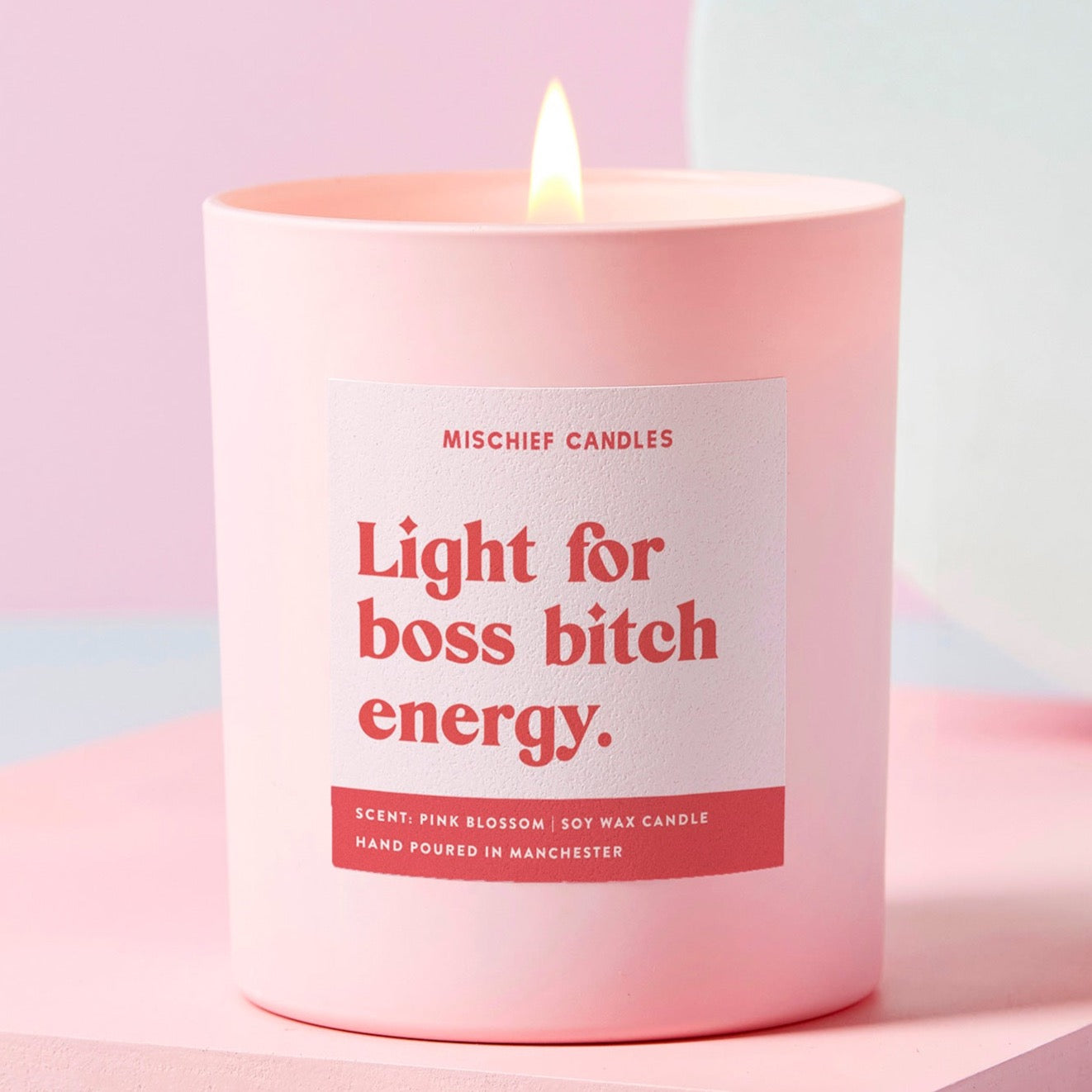 Light For Boss Bitch Energy Gift CEO Boss Entrepreneur New Job Candle - Chilled Vibes (Eucalyptus & Fresh Citrus) / 20cl - 160g Candle / Candle Only