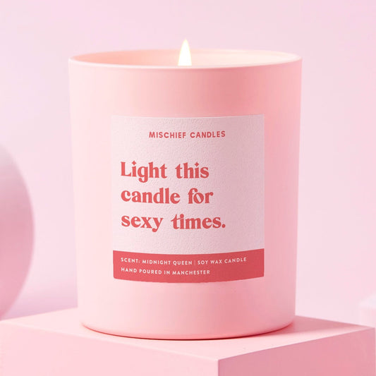 Funny Girlfriend Gift Light for Sexy Times Funny Candle - Chilled Vibes (Eucalyptus & Fresh Citrus) / 20cl - 160g Candle / Candle Only