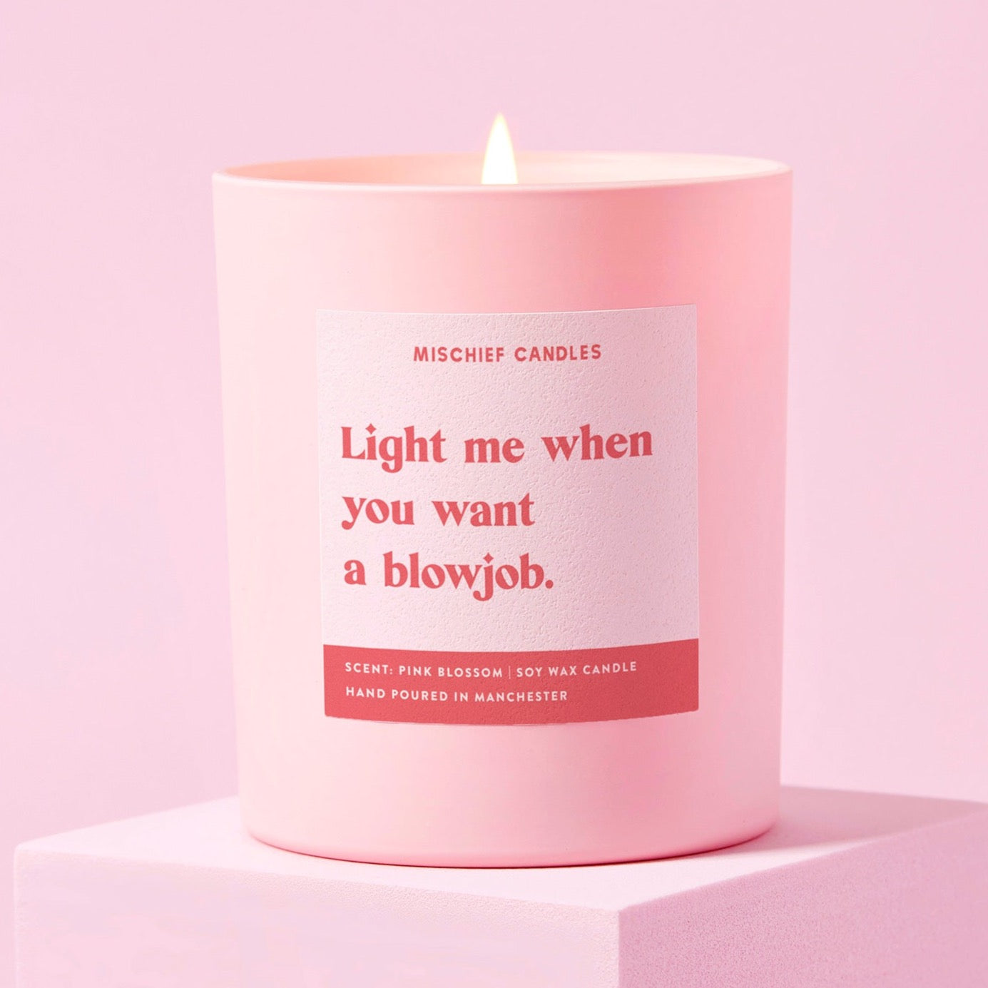 Funny Boyfriend Gift Want a Blowjob Funny Candle - Chilled Vibes (Eucalyptus & Fresh Citrus) / 20cl - 160g Candle / Candle Only