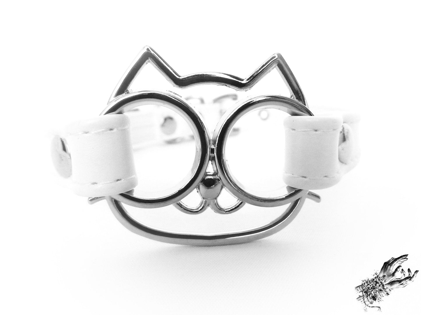 White Cat Choker - REGULAR SIZE