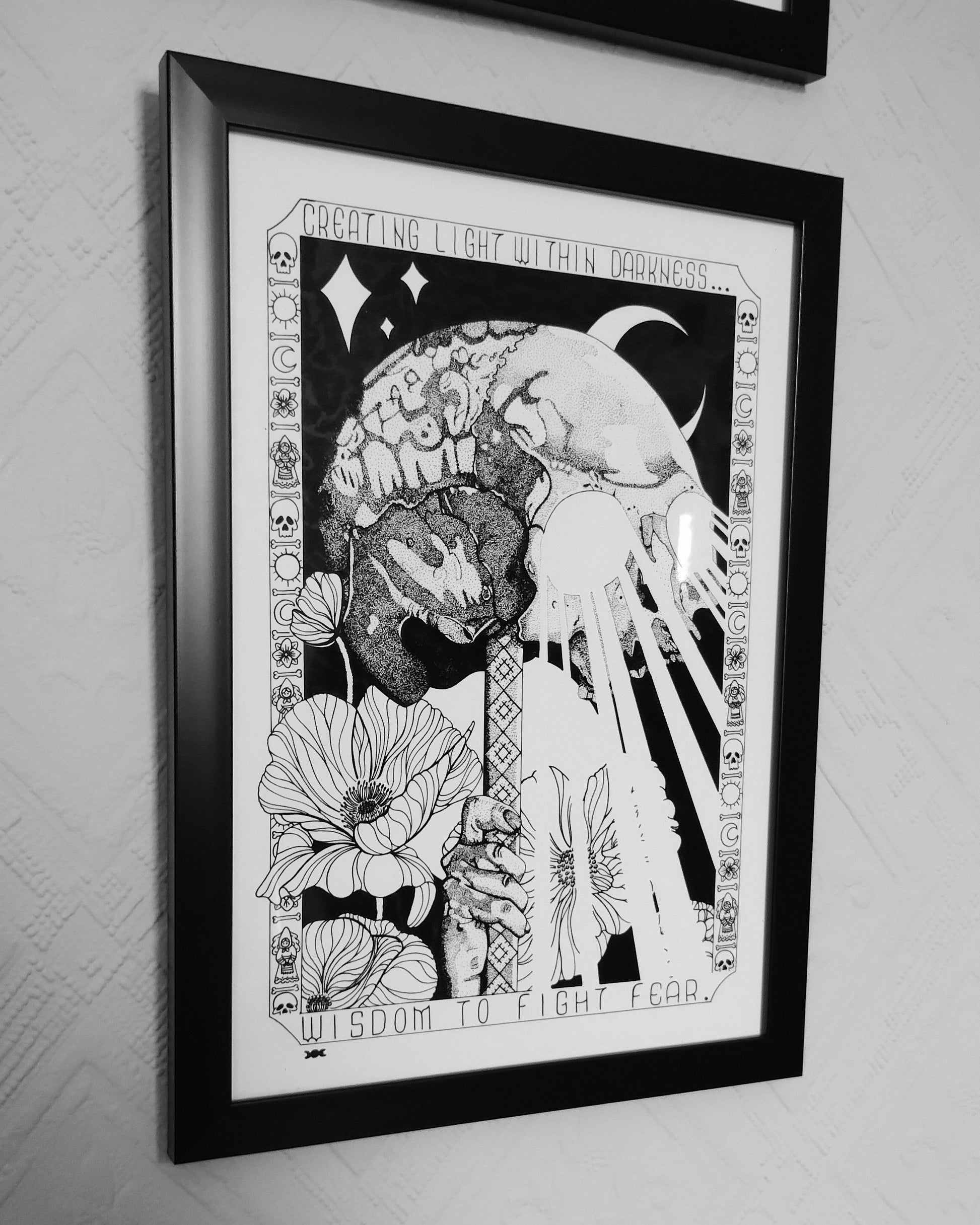 Light Within darkness, A4 Art Print - {{variant_title}}