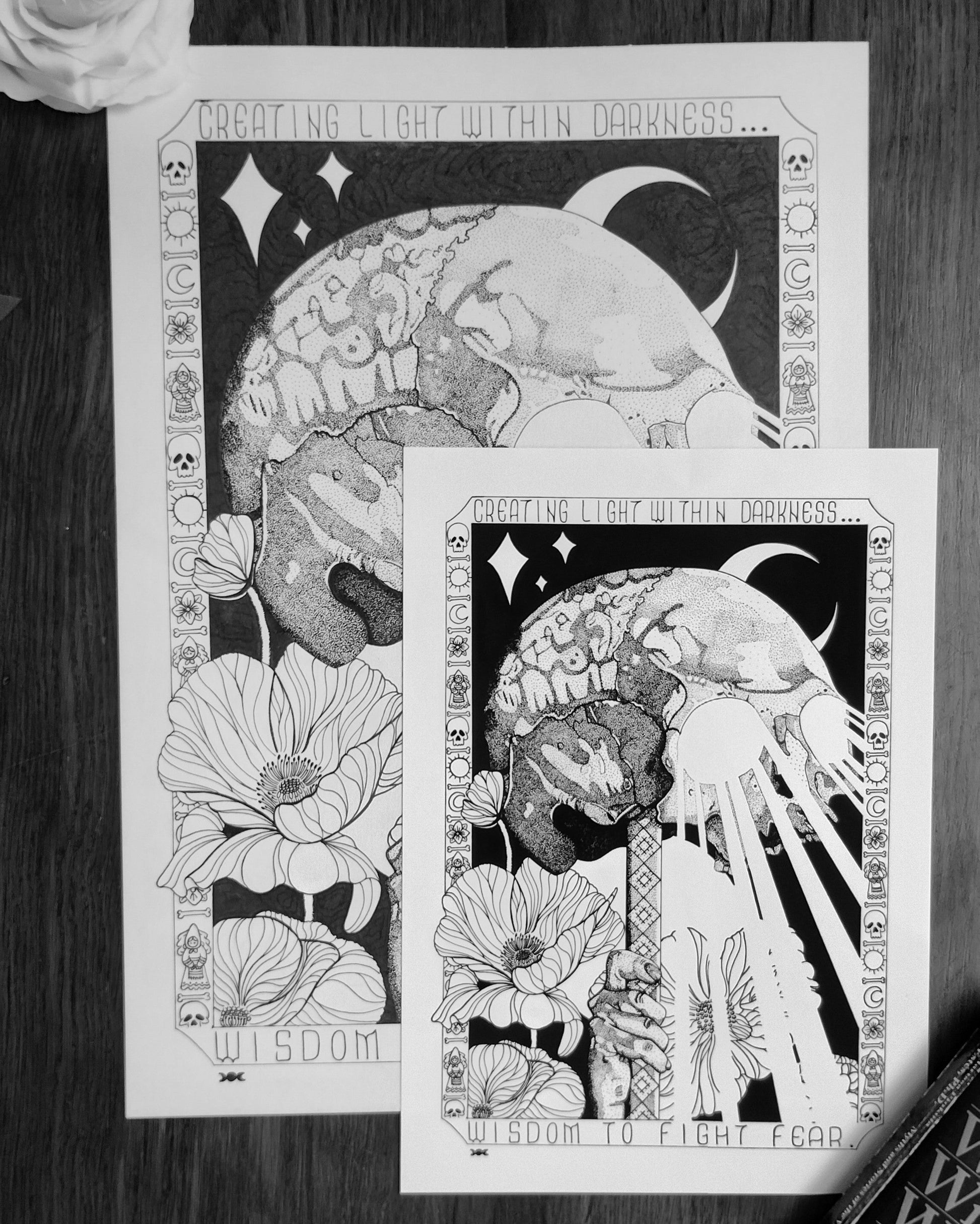 Light Within darkness, A4 Art Print - {{variant_title}}