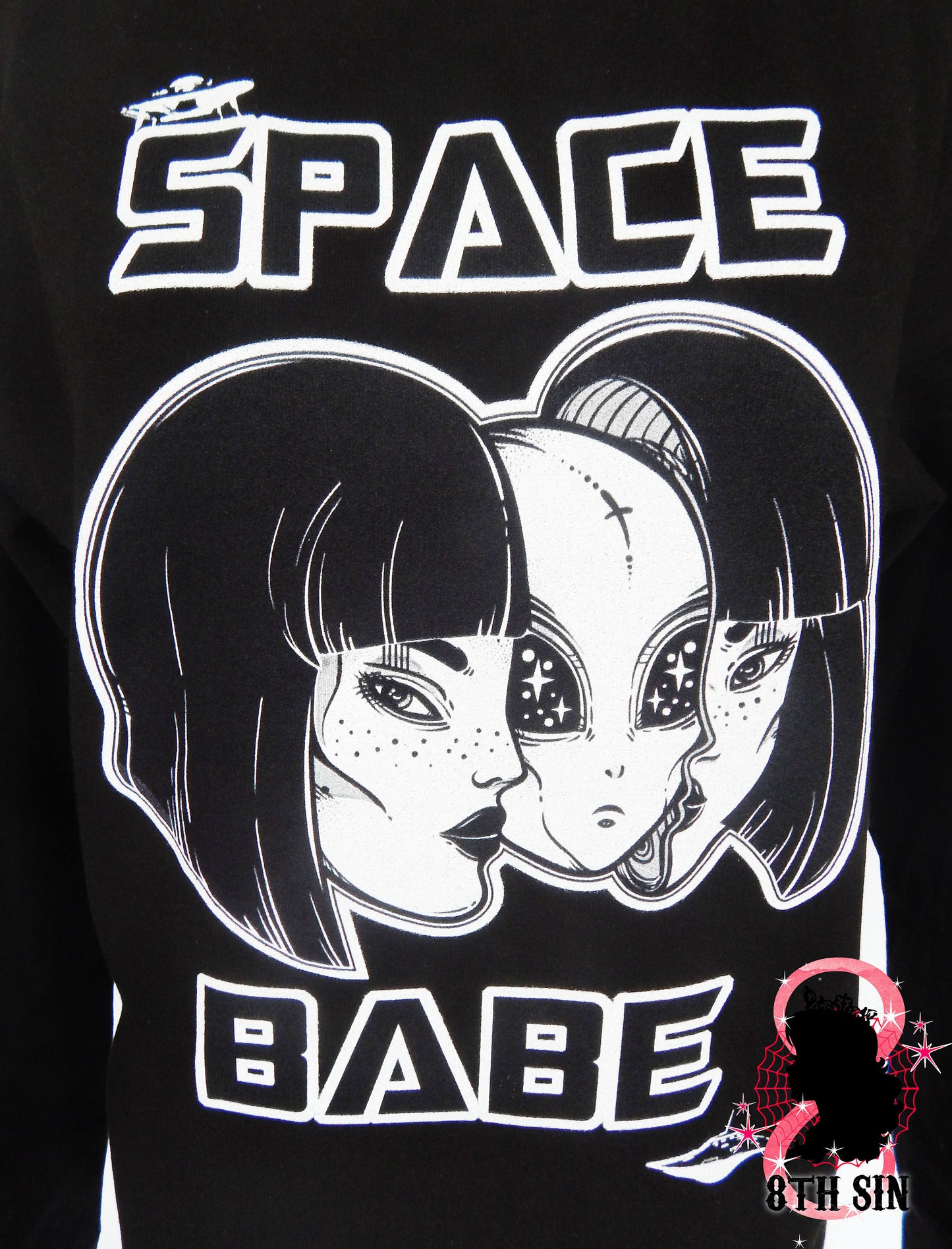 Black Space Babe Sweatshirt