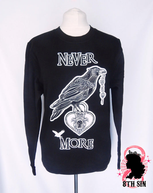 Black Nevermore Sweatshirt - 8th Sin