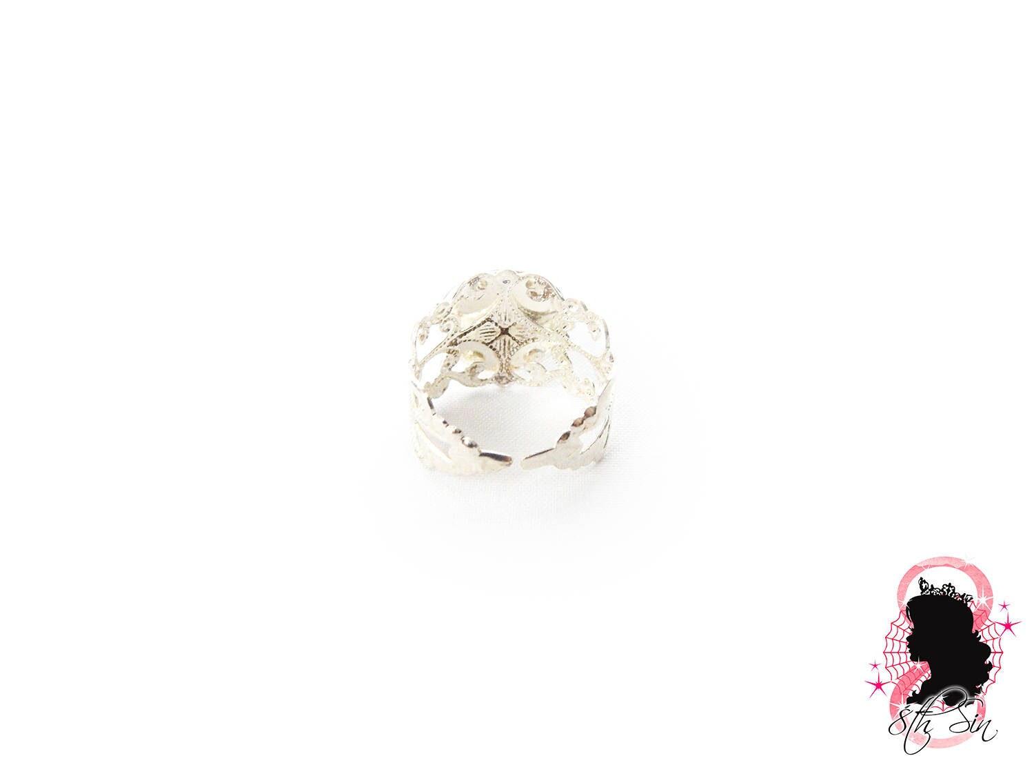 Antique Silver Eyeball Ring - 8th Sin