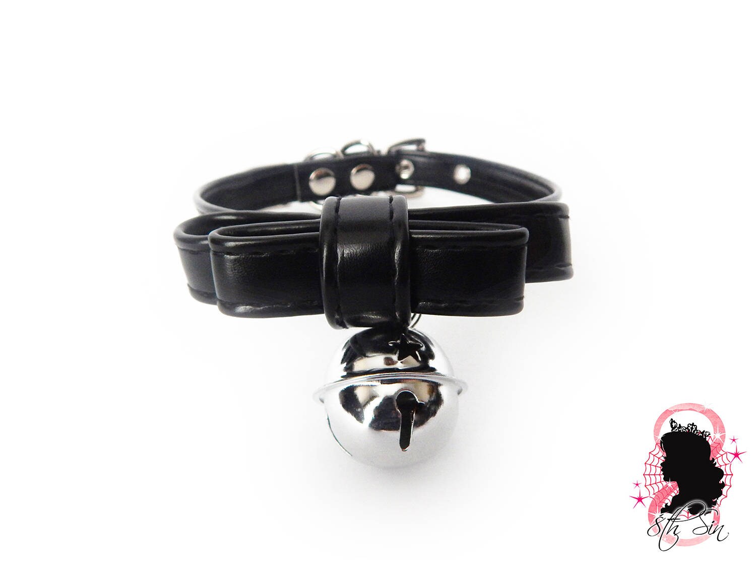Black Bow and Bell Choker - 8th Sin