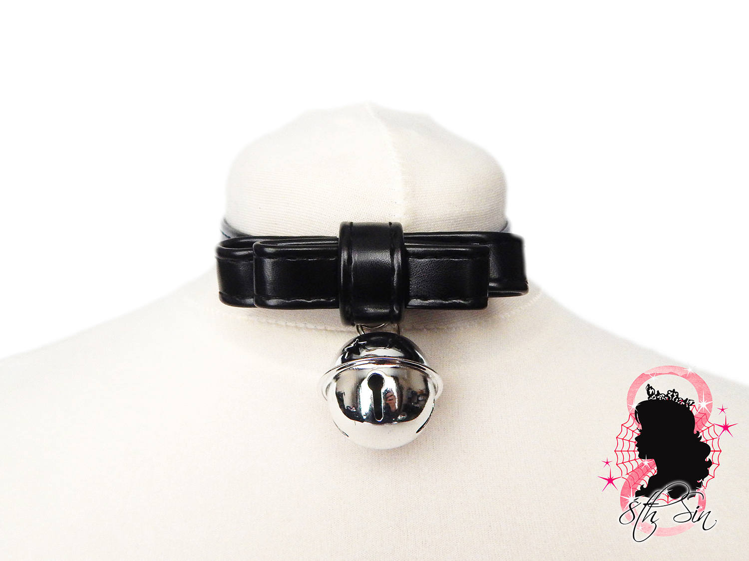 Black Bow and Bell Choker - 8th Sin