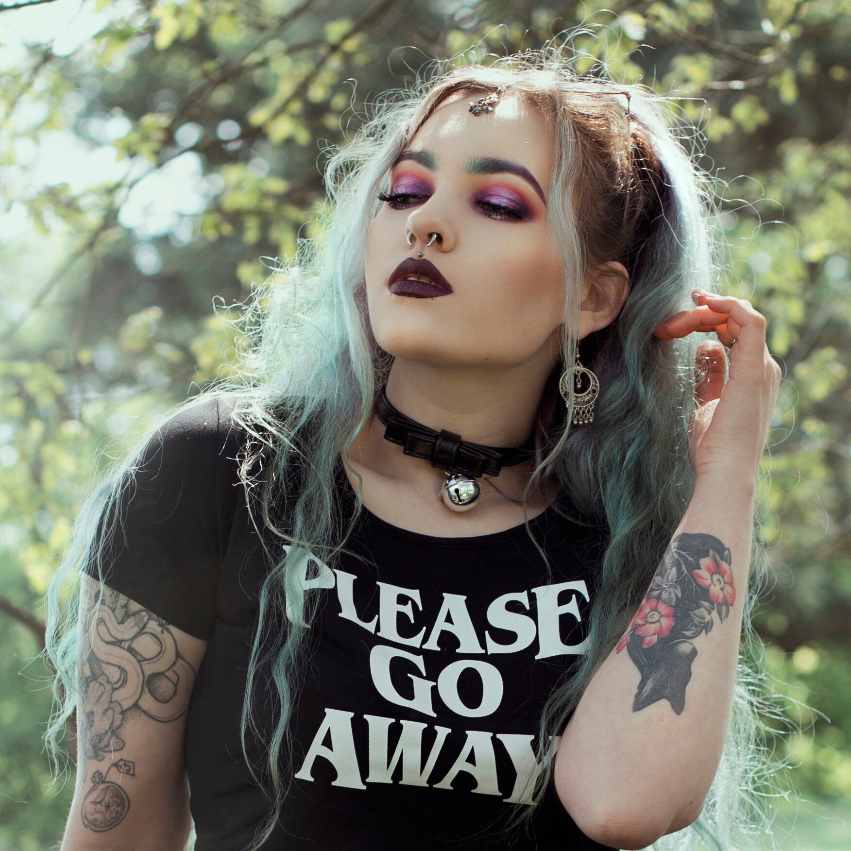 Black Bow and Bell Choker - 8th Sin