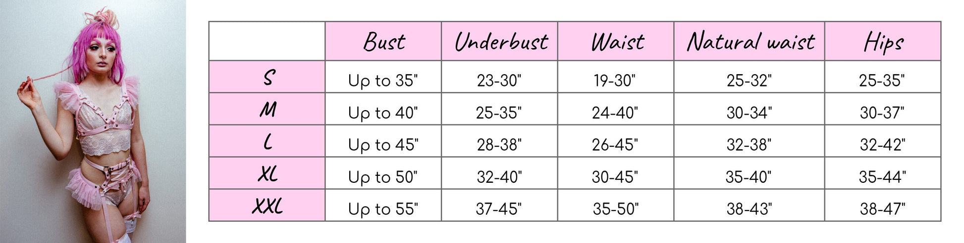 Pink Vegan Leather Corset Body Harness Set - 8th Sin