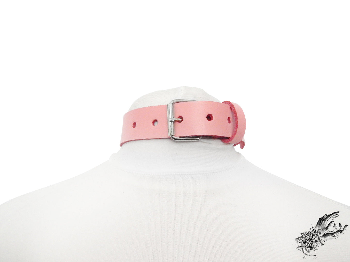 Pink Double O Ring Choker