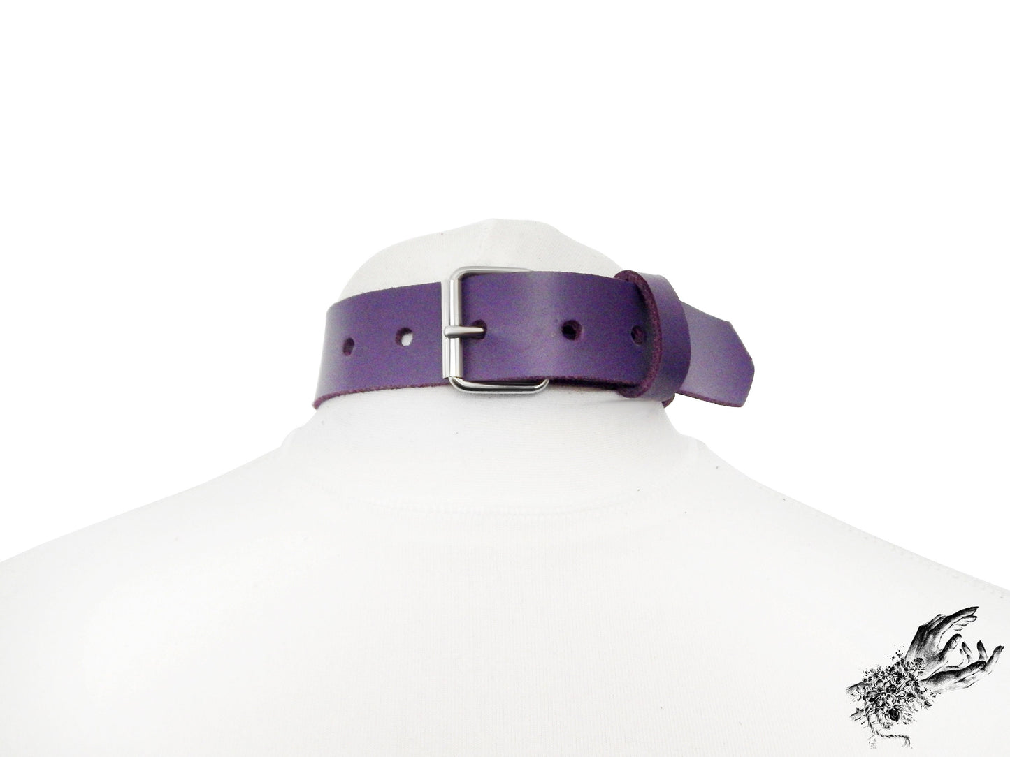 Purple Double O Ring Choker