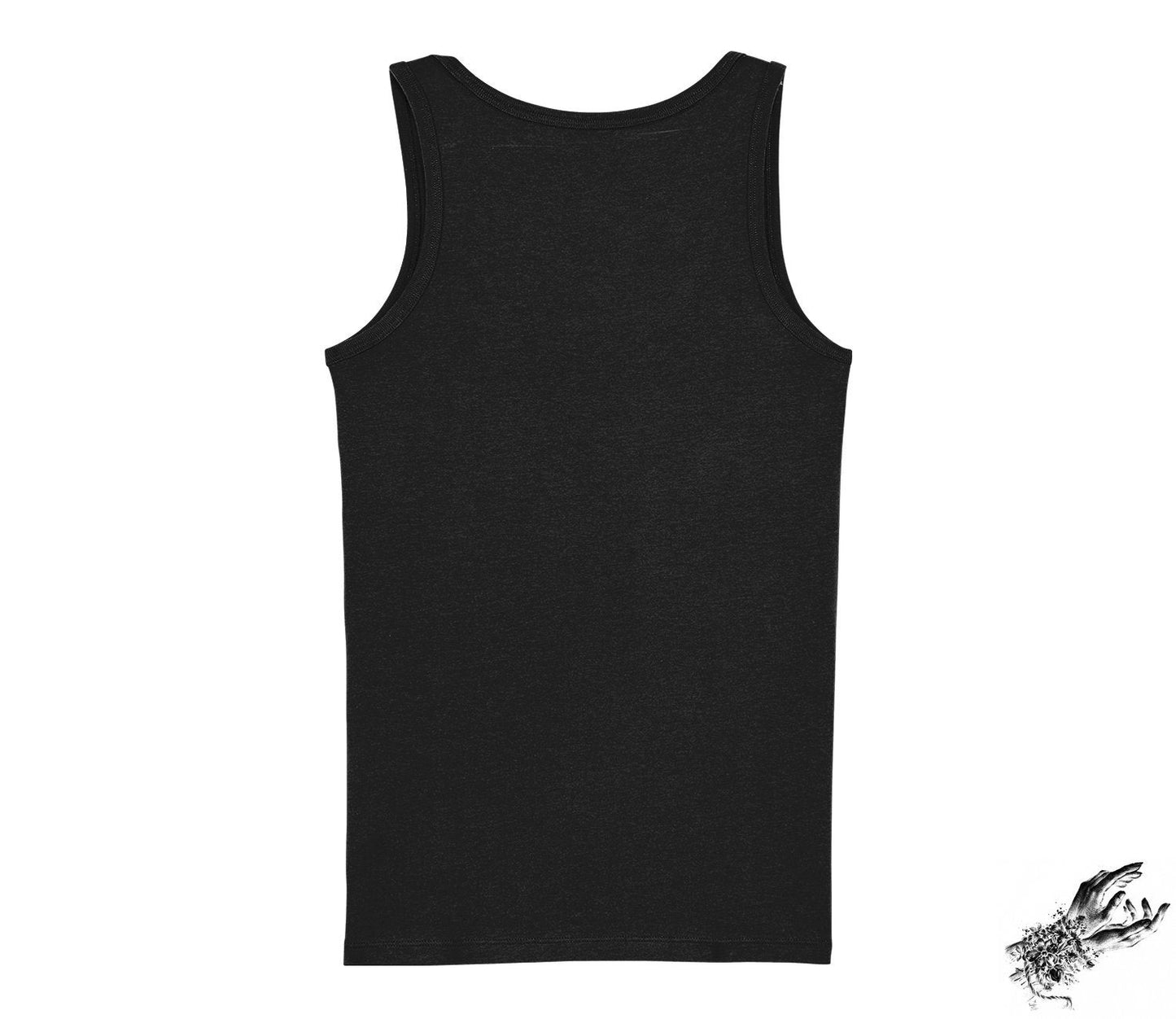 Black Sound Wave Face Unisex Tank Top