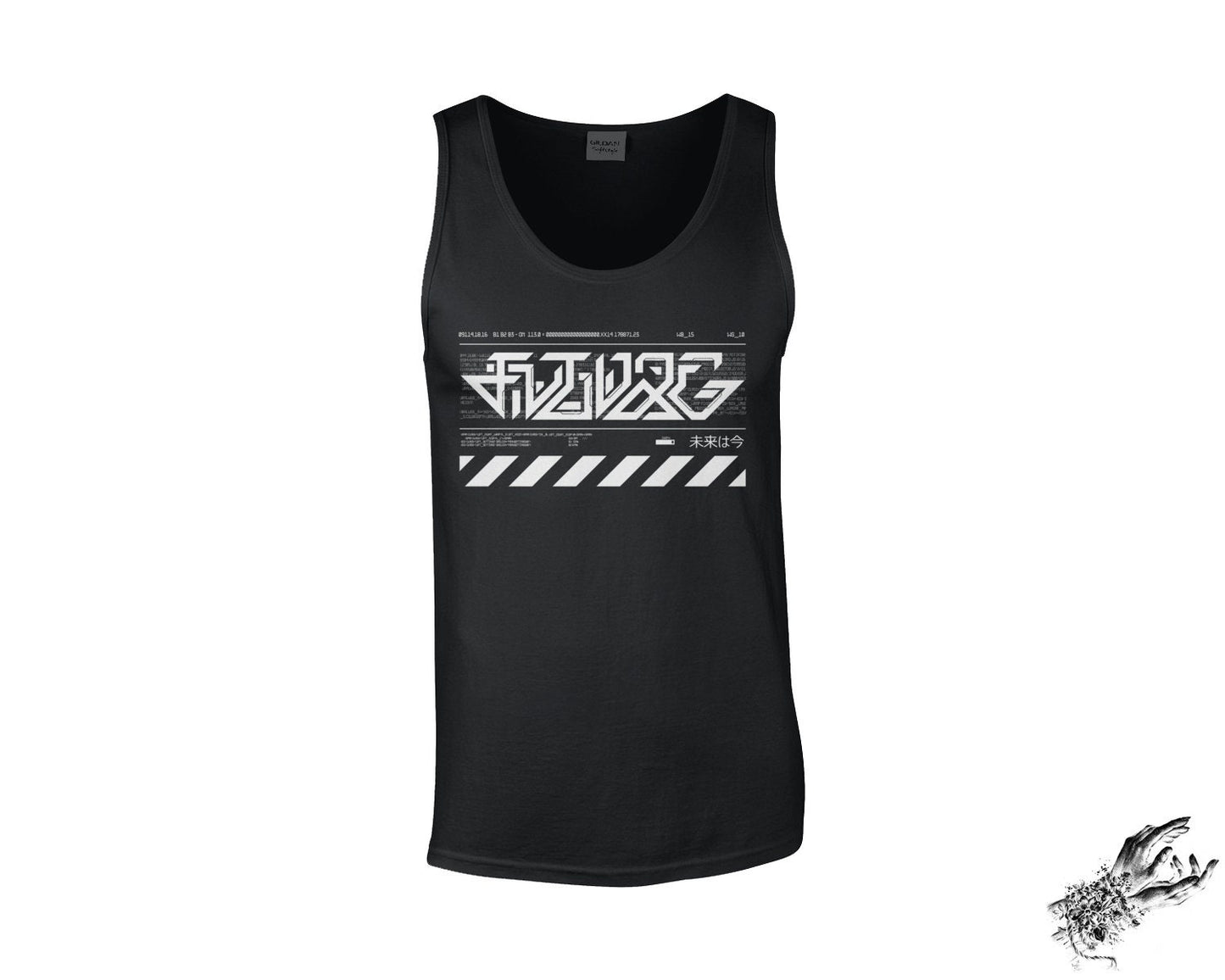 Black Cyborg Unisex Tank Top - 8th Sin