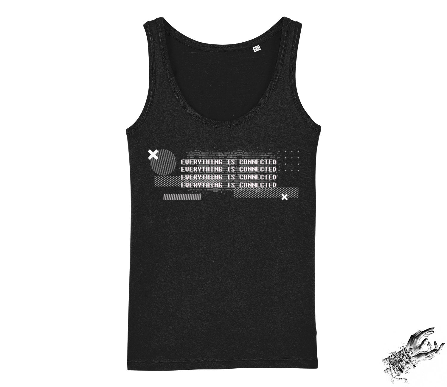Black Everything Is Connected Unisex Tank Top - 8th Sin