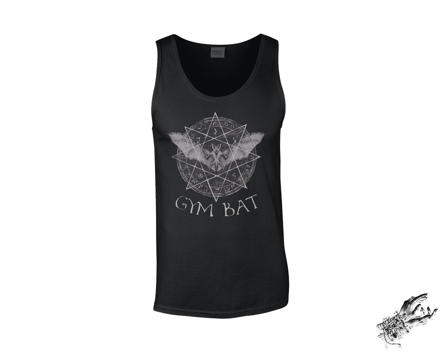 Black Gym Bat Unisex Tank Top - 8th Sin