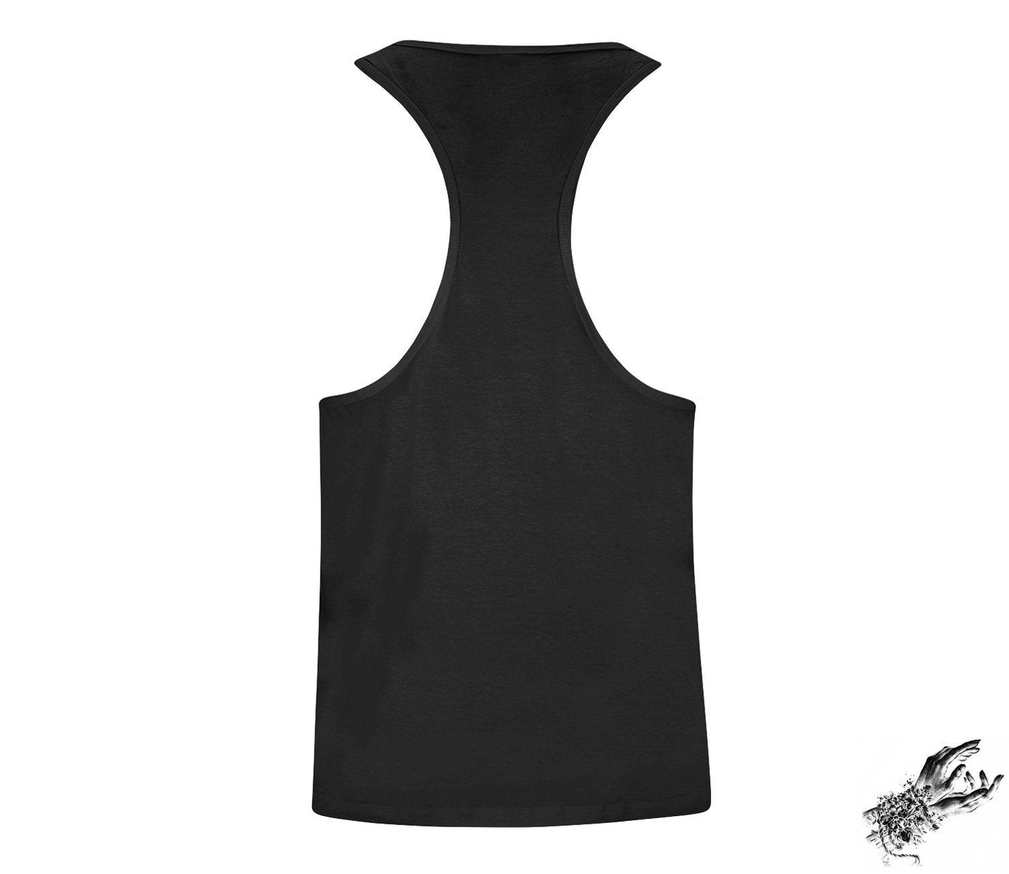Black Everything Is Connected Racerback Unisex Tank Top