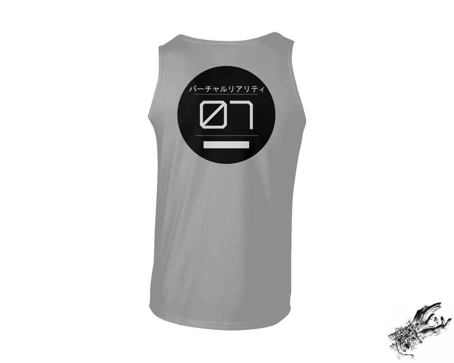 Grey Virtual Reality Unisex Tank Top