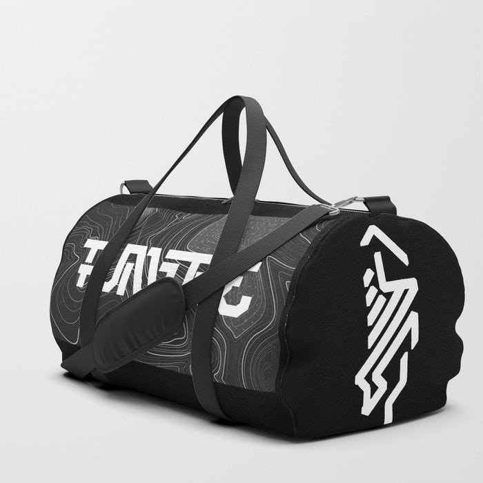 Black Cyberpunk Future Duffle Bag