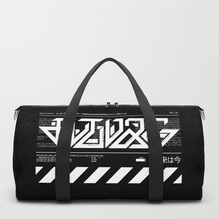 Black Cyborg Duffle Bag