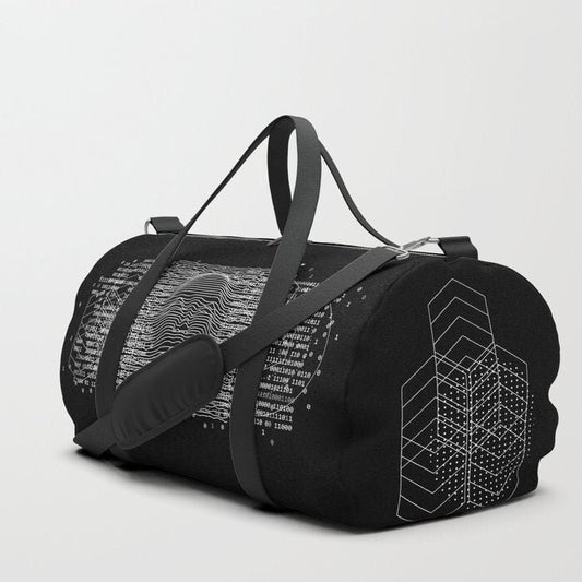 Sound Wave Face Duffle Bag