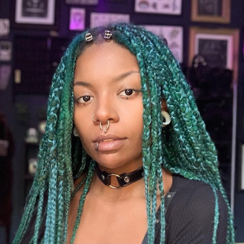 Black Faux Leather O Ring Choker - 8th Sin