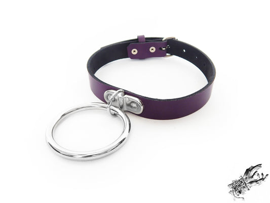 Purple D and O Ring Choker
